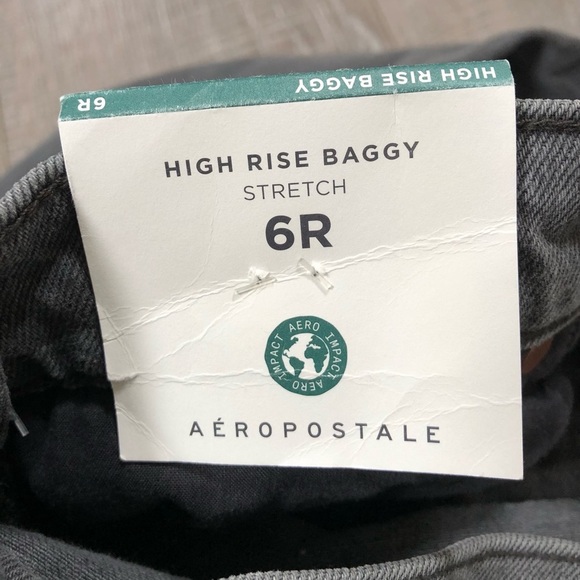 AEROPOSTALE Women’s High Rise baggy Jeans Size 6R - Picture 8 of 11